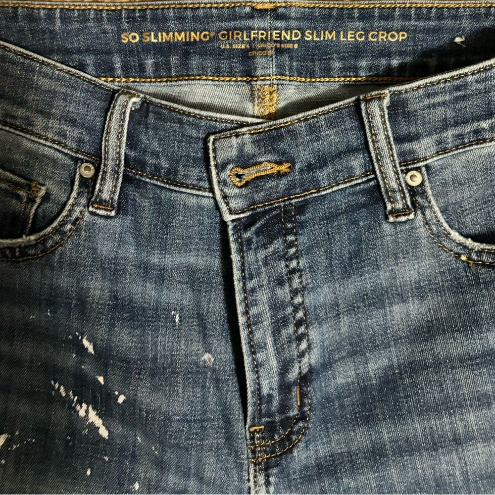 Chico’s Women's Blue Jeans (size6-8) - Picture 2 of 4